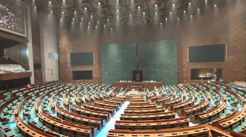 Lok Sabha Chamber in Parliament