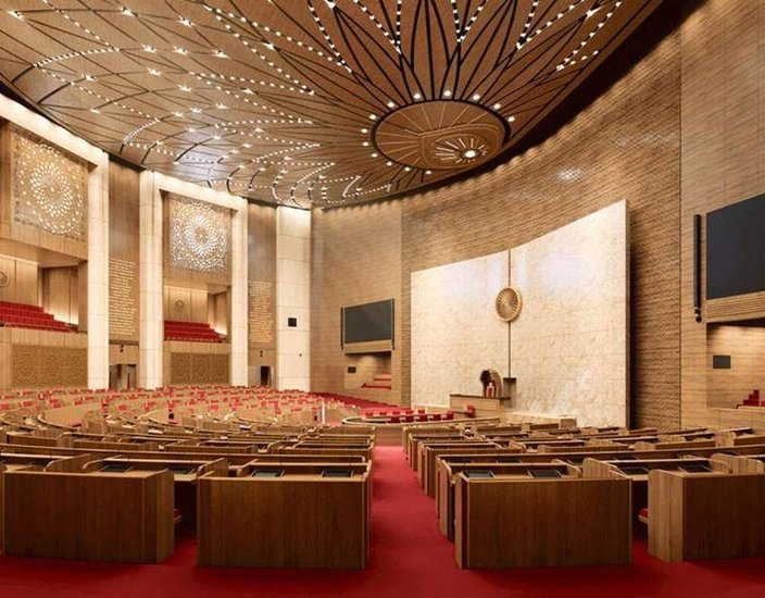 Rajya Sabha Chamber in Parliament