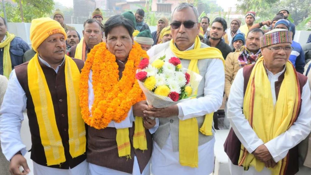 up politics, om prakash rajbhar, lalit chaudhary joined sbsp
