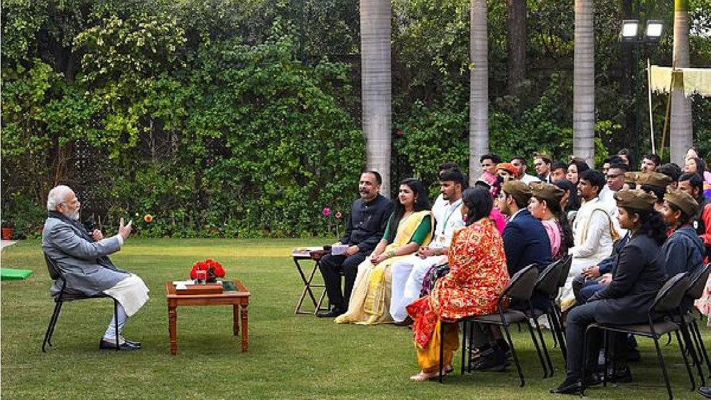 PM Modi interaction with Youth