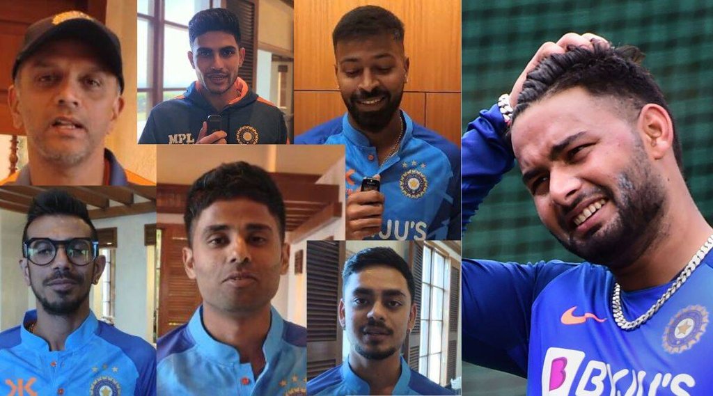 'Fighter Rishabh Pant' : टीम इंडिया ने ऋषभ पंत के लिए वीडियो संदेश जारी किया।(Screengrabs)