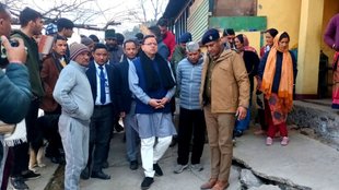 Pushkar Singh Dhami,Joshimath
