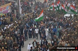 rahul Gandhi Bharat Jodo Yatra resumes in Delhi