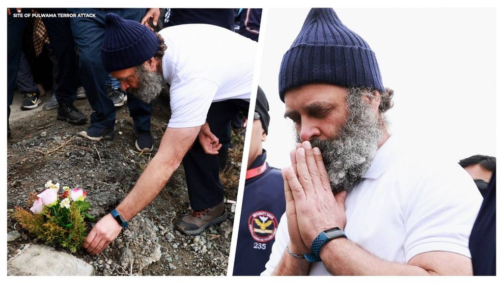 Rahul Gnadhi II Pulwama II Congress