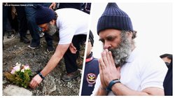 पुलवामा में शहीद जवानों को राहुल गांधी ने दी श्रद्धांजलि, बीजेपी नेता बोले- दिग्विजय सिंह से इजाजत ली थी क्या?