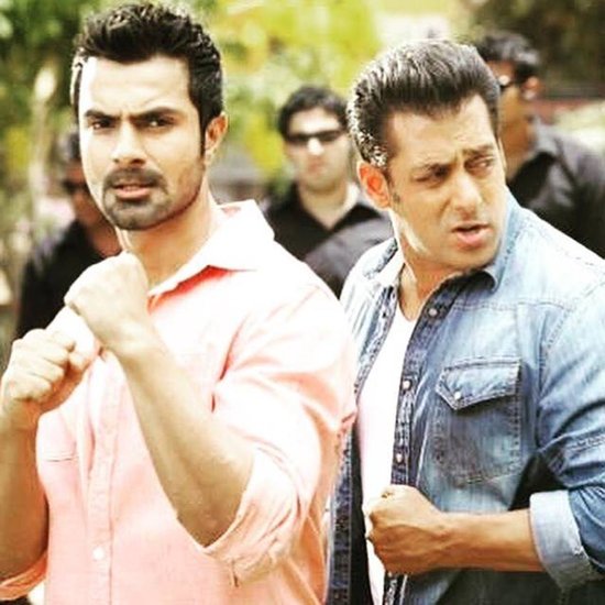 Ashmit Ptel with Salman khan