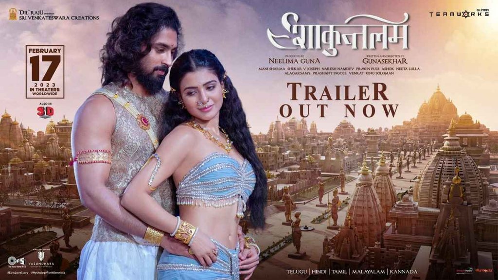 Shaakuntalam movie, Shaakuntalam Trailer out, samantha ruth prabhu