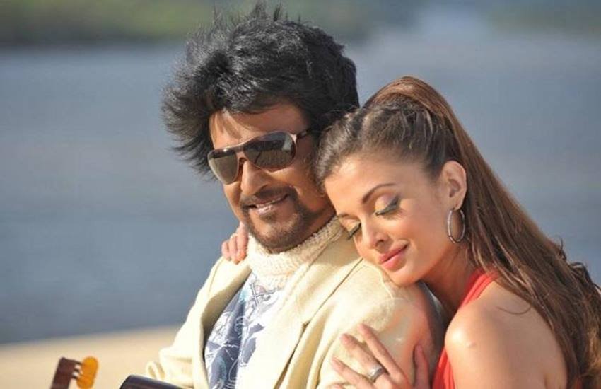 Aishwarya Rai And rajnikant