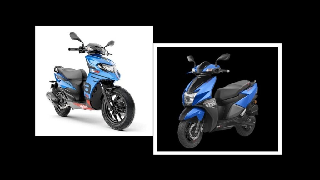 TVS NTORQ 125 । Aprilia SR 125 । car bike news