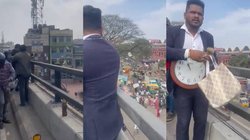 Bengaluru: फ्लाईओवर से पैसे उड़ाने लगा शख्स, लग गई भीड़, वायरल वीडियो पर लोगों ने लिए मजे