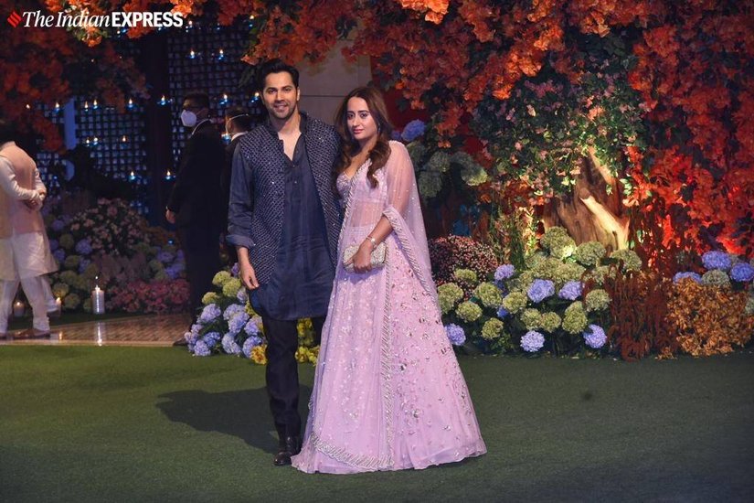 Varun Dhawan and his Wife