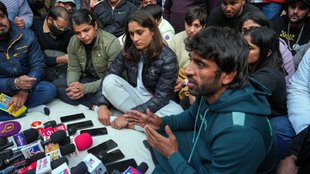 wrestlers protest | Brij Bhushan Singh | WFI President News