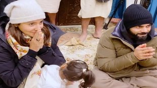 Anushka Sharma, Virat Kohli, Anushka virat in Vrindavan