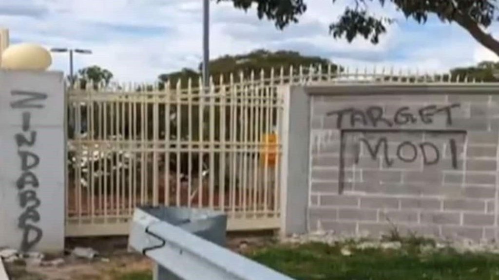 australia| hindu temple attacked| melbourne|