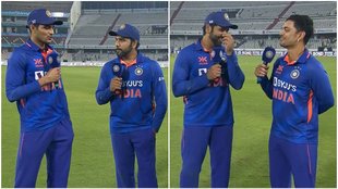 Rohit Sharma | Shubman Gill | Ishan Kishan | IND vs NZ | India beat New Zealand | Shubman Gill 200, Ishan Kishan 200 | rohit sharma | BCCI TV | Interview |