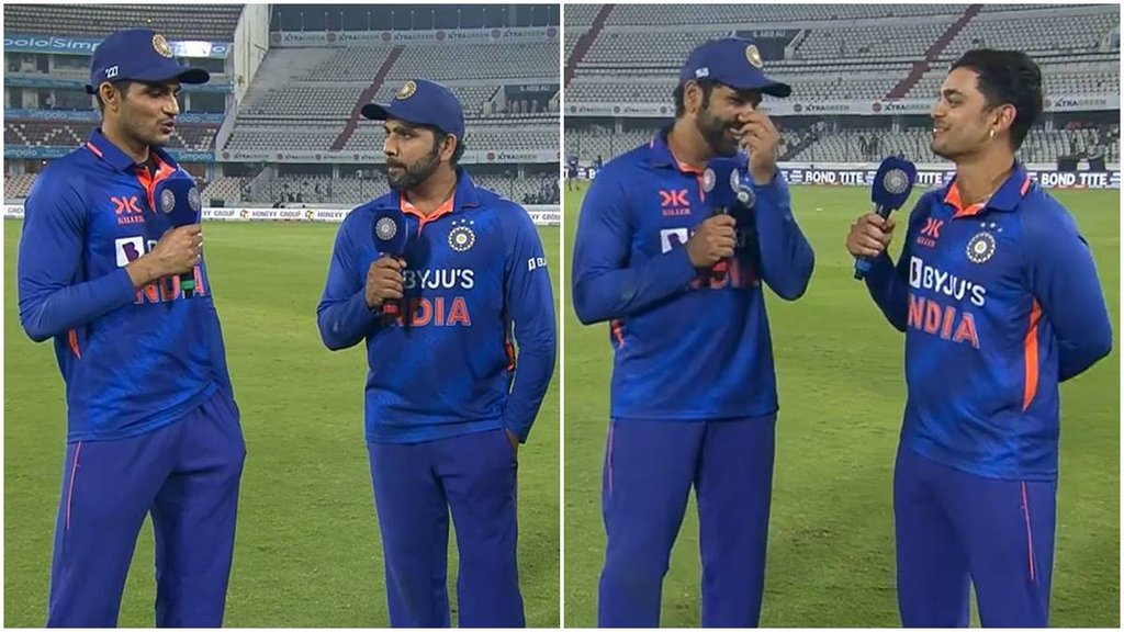 Rohit Sharma | Shubman Gill | Ishan Kishan | IND vs NZ | India beat New Zealand | Shubman Gill 200, Ishan Kishan 200 | rohit sharma | BCCI TV | Interview |