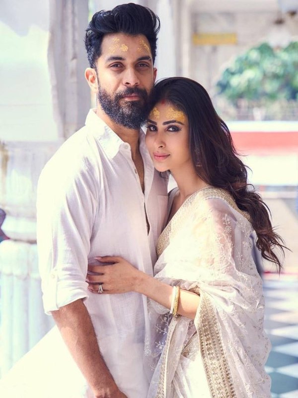 MOUNI ROY FIRST WEDDING ANNIVERSARY