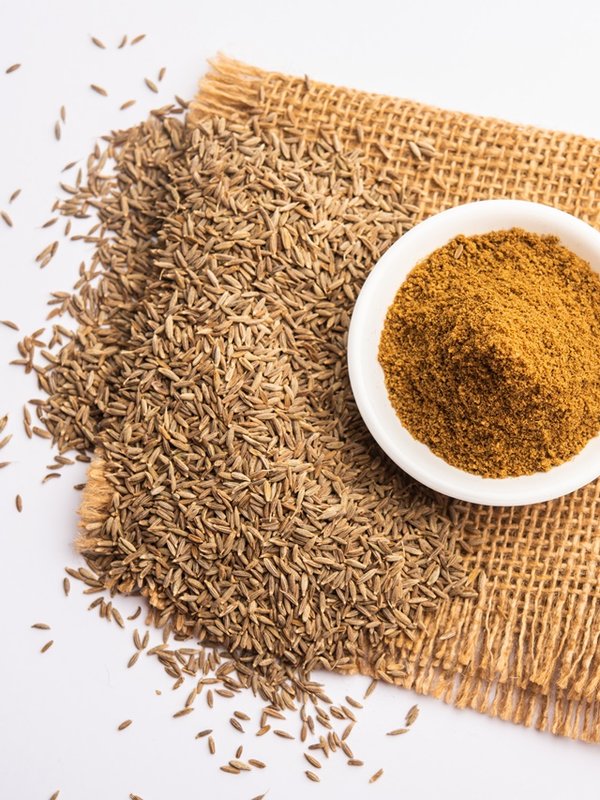 Cumin Seeds dust or Jeera Powder, Indian spices