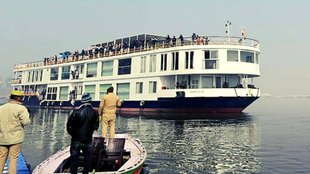 ganga vilas cruise| ganga vilas cruise Ptana| ganga vilas cruise News| ganga vilas cruise Akhilesh Yadav|