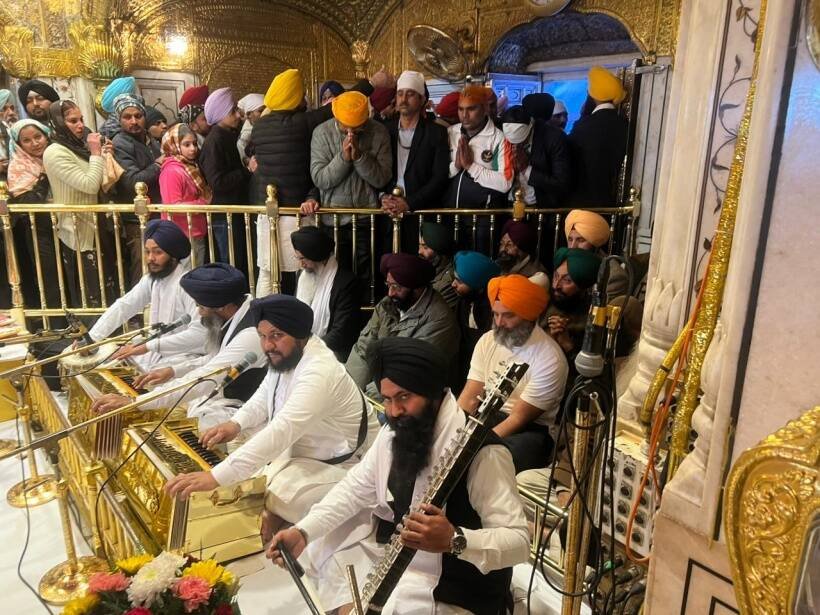 Rahul Gandhi in Golden temple