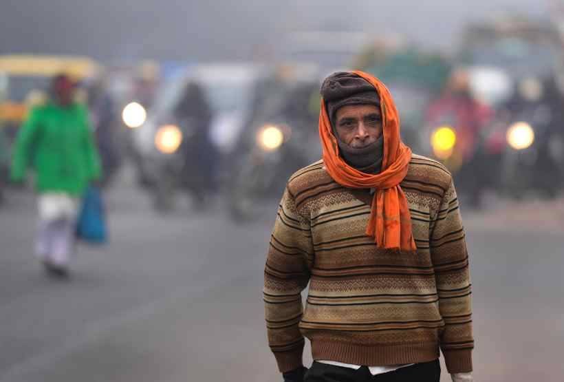 Old Man in Madhya Pradesh Winter