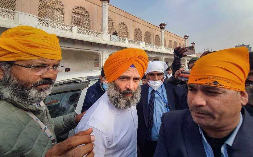 Rahul Gandhi in Turban