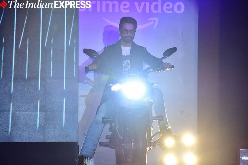 Shahid Kapoor at Farzi Trailer launch