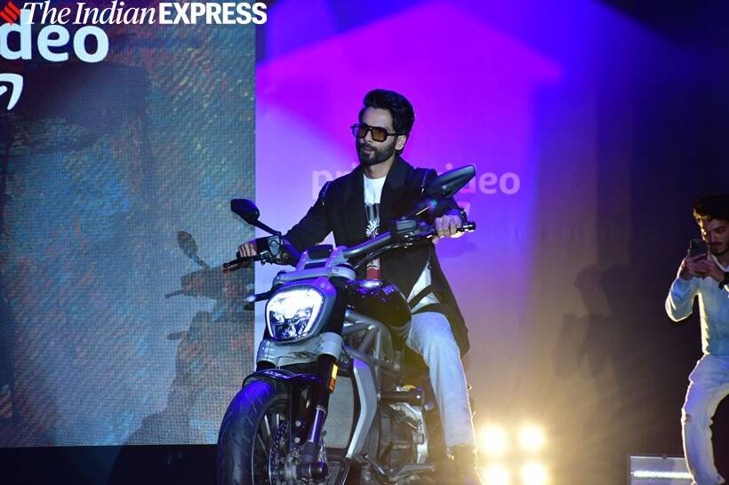 Shahid Kapoor on Bike