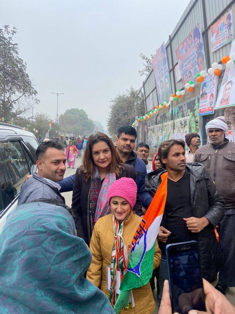 कभी कांग्रेस की सदस्य रह चुकीं शिवसेना सांसद प्रियंका चतुर्वेदी भी दिल्ली में भारत जोड़ो यात्रा में शामिल हुईं। (Express Photo)