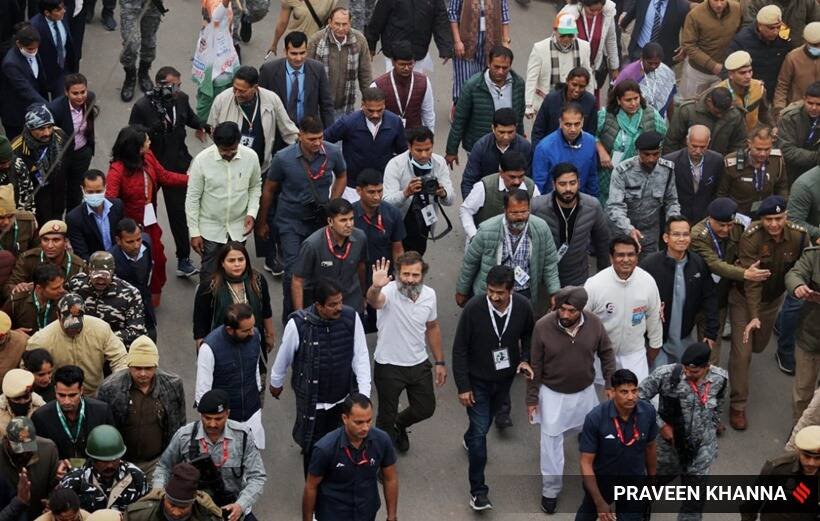जदयू औऱ राजद के यूपी इकाई के नेता राहुल गांधी की भारत जोड़ो यात्रा में शामिल होंगे। (Express photo by Praveen Khanna)