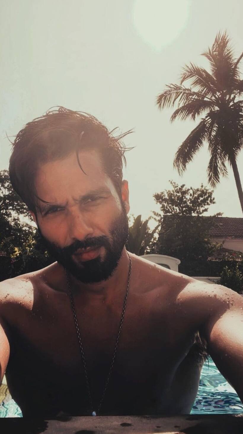 Shahid Kapoor in Pool