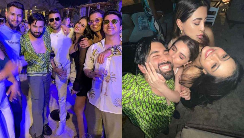 nysa devgan new year party
