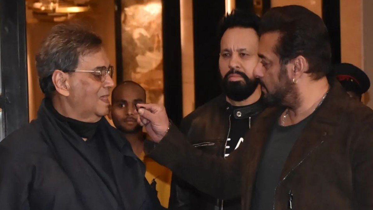 Salman Khan in Subhash Ghai birthday