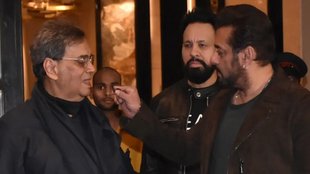 Salman Khan in Subhash Ghai birthday