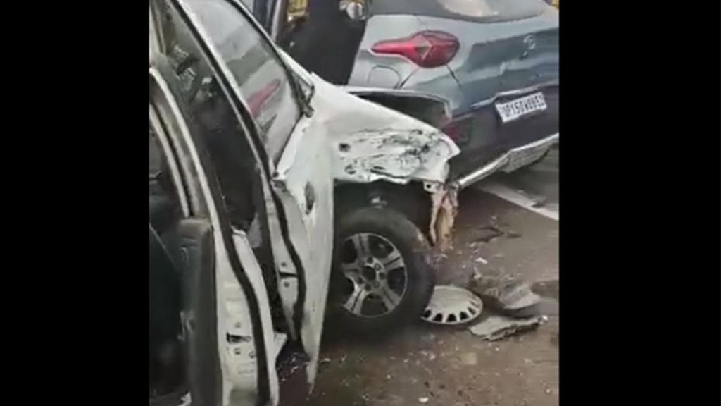Delhi Meerut Expressway | ghaziabad news | 35 vehicles collided