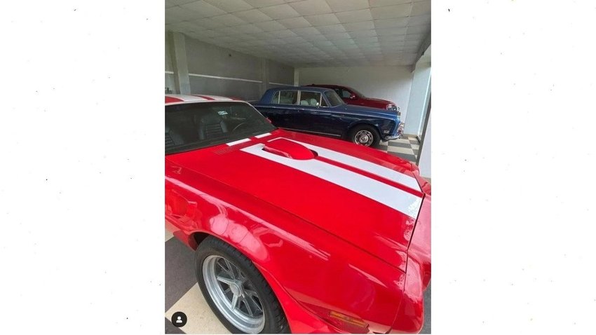 MS Dhoni Pontiac Firebird Trans Am
