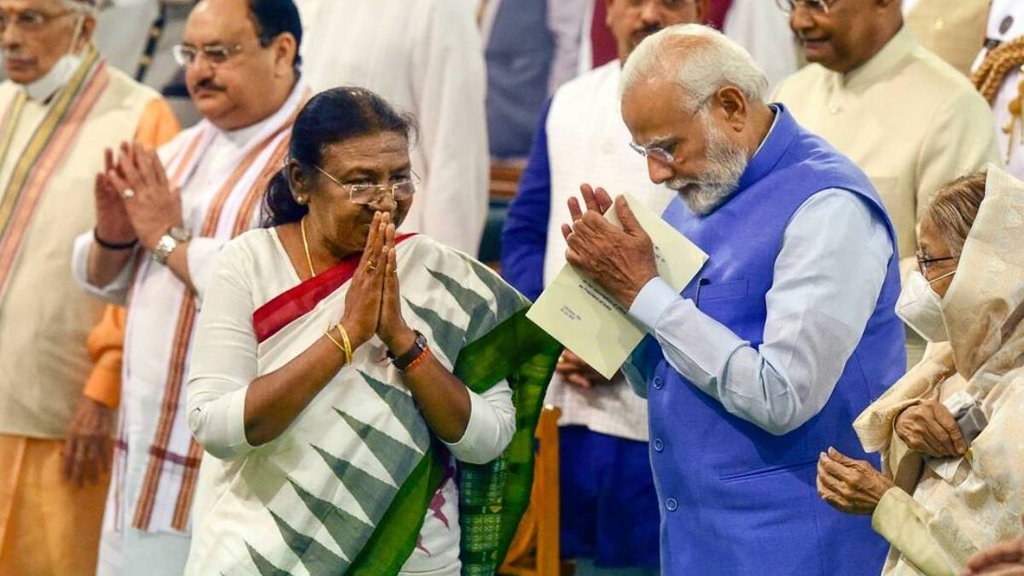 Narendra Modi II Pesident Of India II Parliament