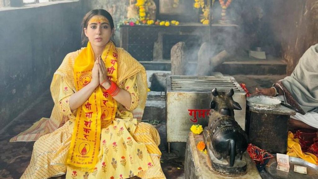 SARA ALI KHAN ii MAHASHIVRATRI ii ACTRESS