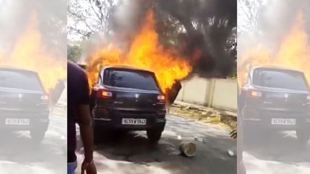 Kerala | Fire in Car | Kannur