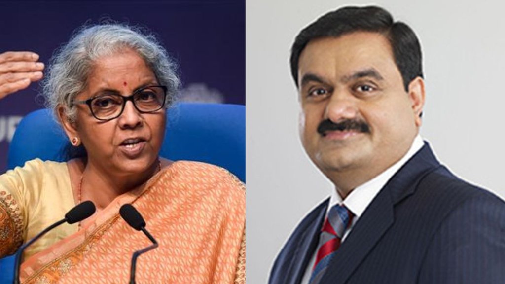 Adani | Nirmala sitharaman | LIC