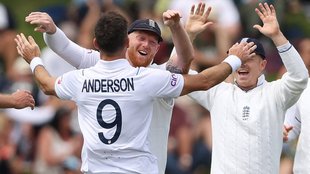 ENG vs NZ | England | Harry Brook | Double century | James Anderson | Jack Leach | wreak havoc | New Zealand | Stacked | Play cards |