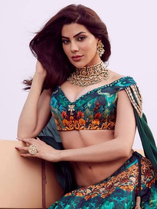 NIKKI TAMBOLI IN LEHENGA LOOK