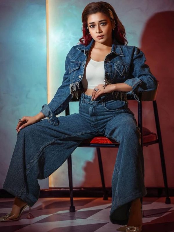 TINA DATTA IN DENIM LOOK