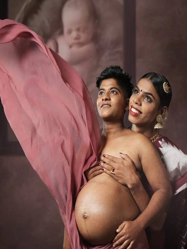 TRANSGENDER COUPLE BECOMES PARENTS