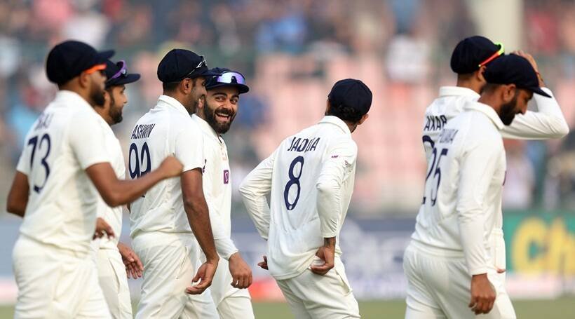 Team India in Aus vs Ind 2nd Test in Kotla