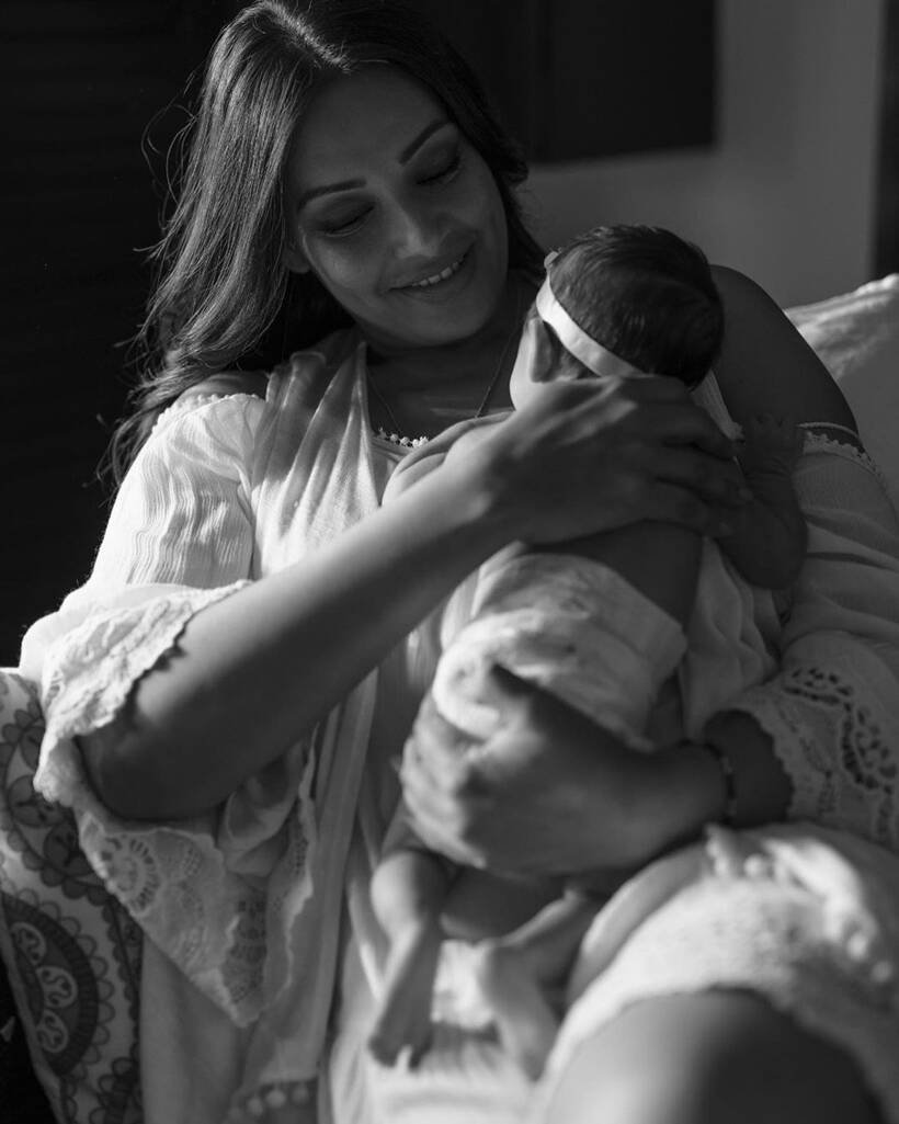 Bipasha and her daughters