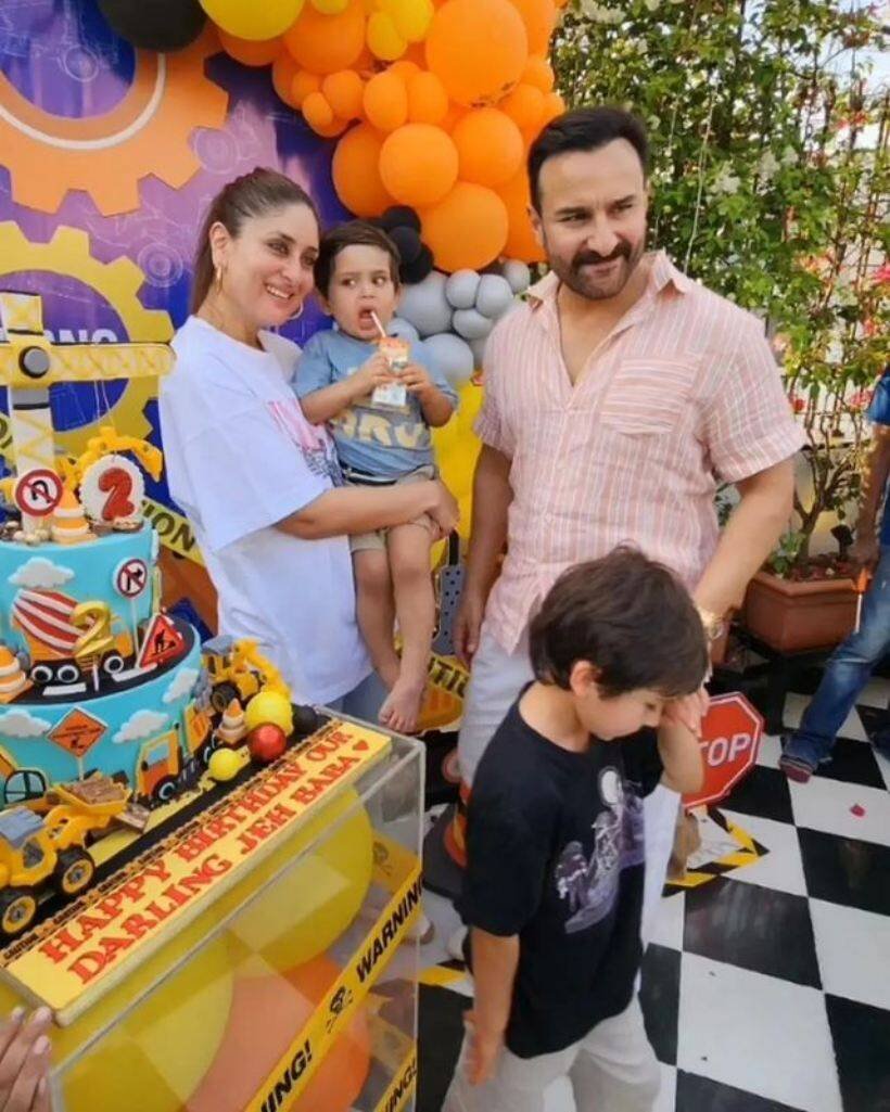 Saif, Kareena and their children