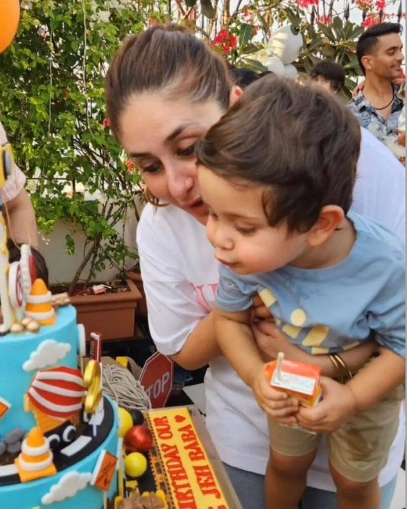 Kareen Kapoor Son jeh Birthday Cake