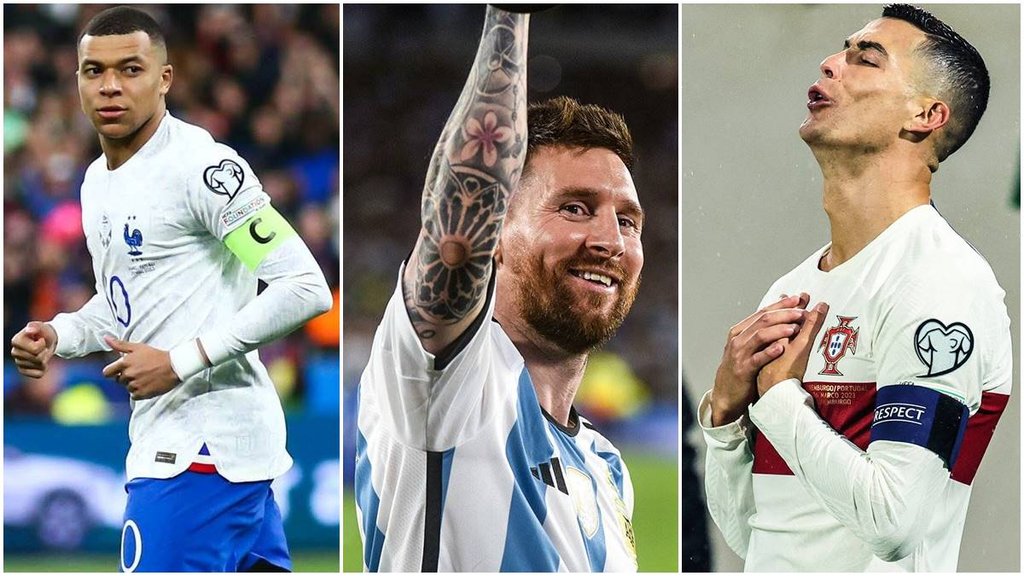 Cristiano Ronaldo | Lionel Messi | Kylian Mbappe | Instagram |
