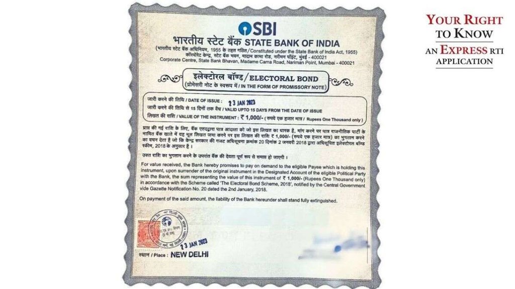 Electoral bond| political parties|
